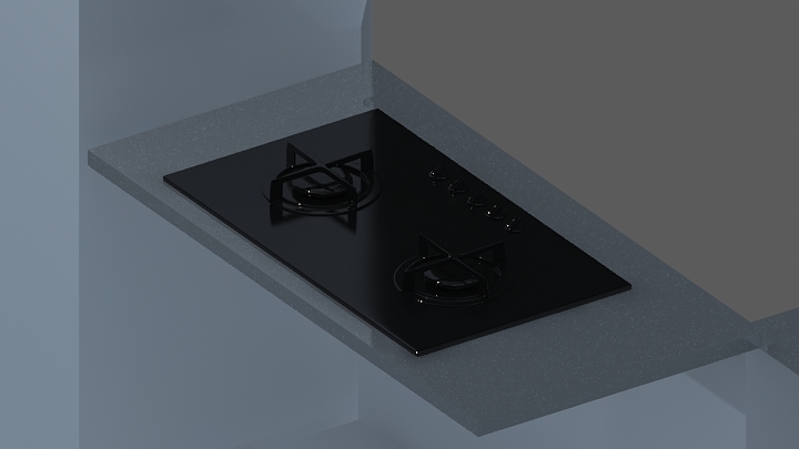 渲染模型_煤气灶004