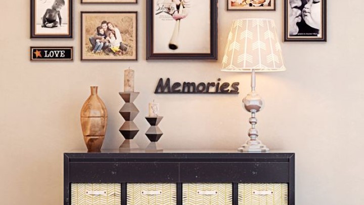 渲染模型_玄关装饰柜002