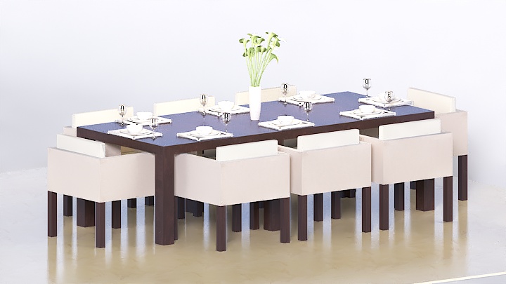 渲染模型_现代桌椅014