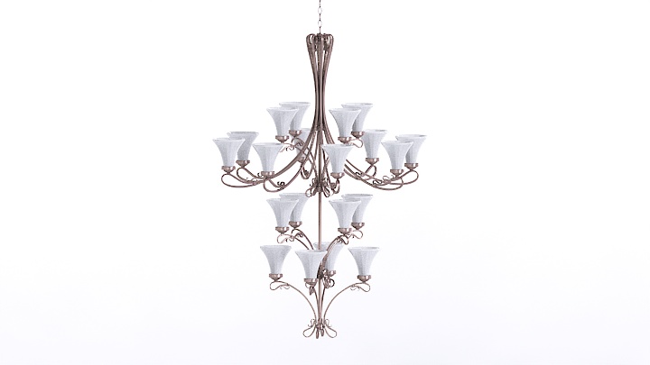 渲染模型_田园风灯具002