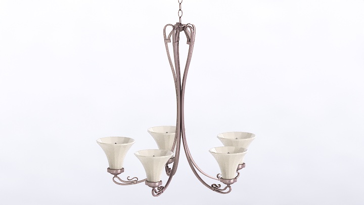 渲染模型_田园风灯具007