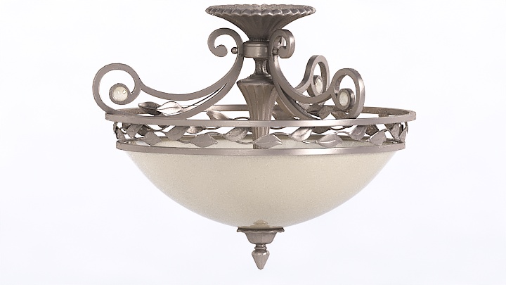 渲染模型_田园风灯具014