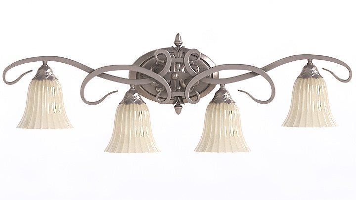 渲染模型_田园风灯具015