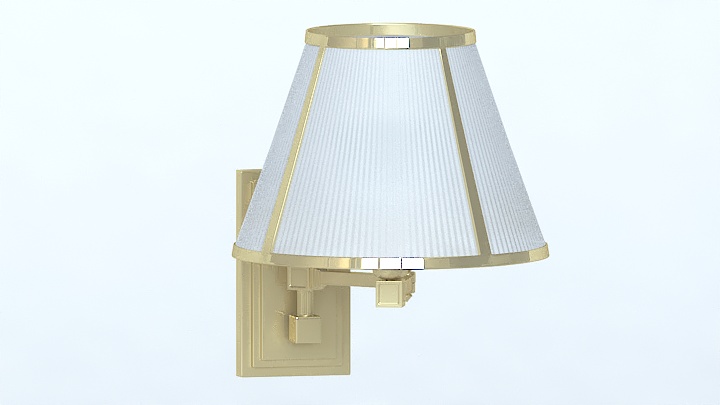 渲染模型_田园风灯具039