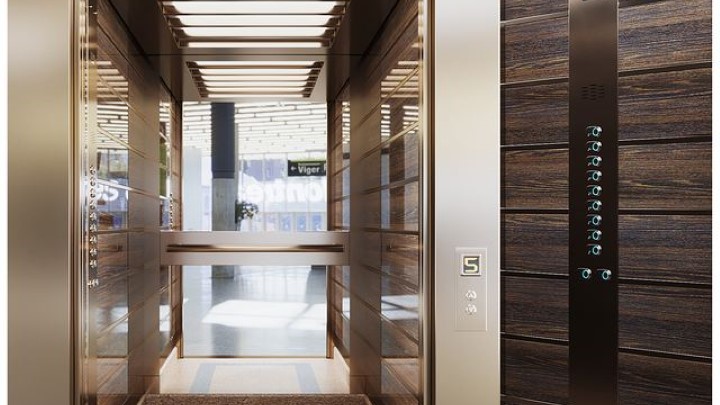 渲染模型_电梯间001