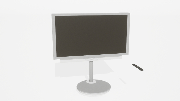 渲染模型_电视100