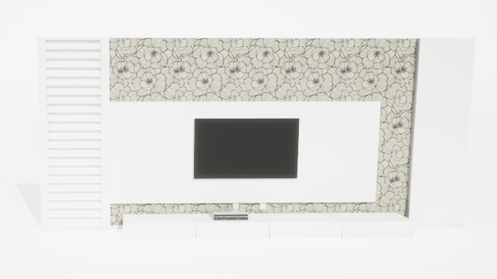 渲染模型_电视墙163