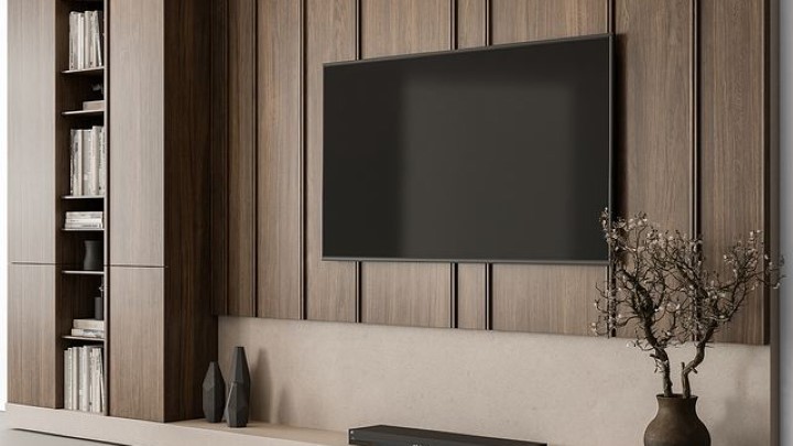 渲染模型_电视墙249