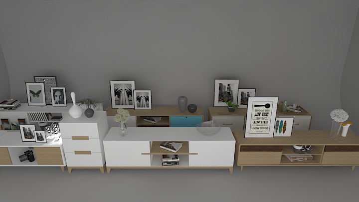 渲染模型_电视柜088