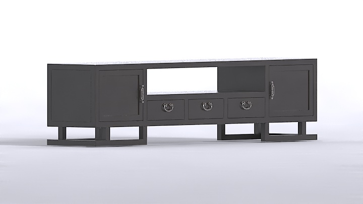 渲染模型_电视柜098