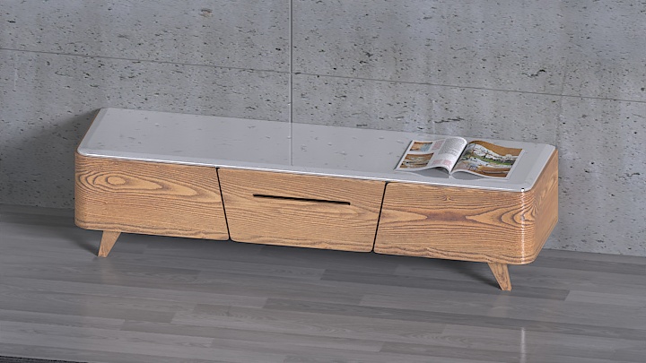 渲染模型_电视柜106