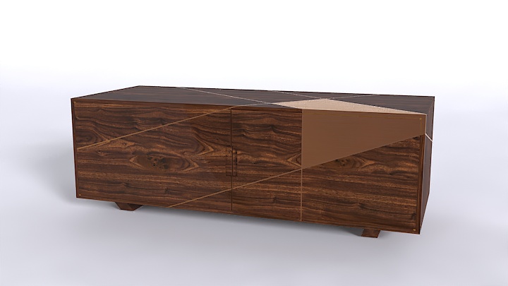渲染模型_电视柜151