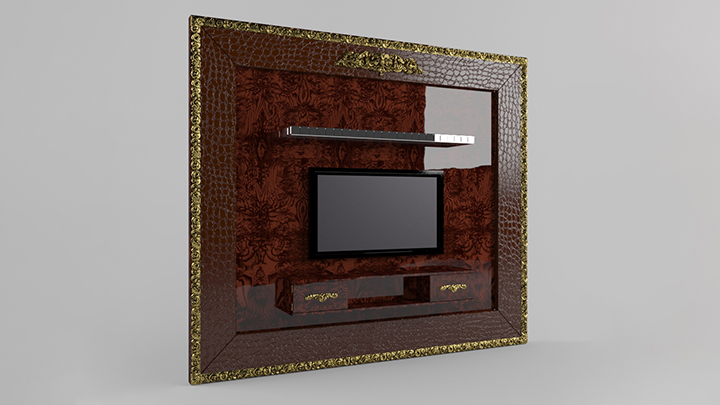 渲染模型_电视柜174