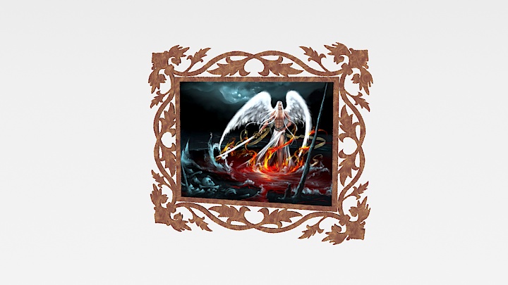 渲染模型_画框挂画016