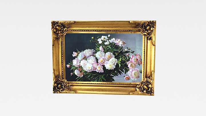 渲染模型_画框挂画017