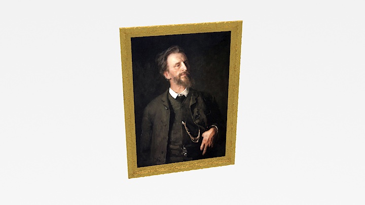 渲染模型_画框挂画025