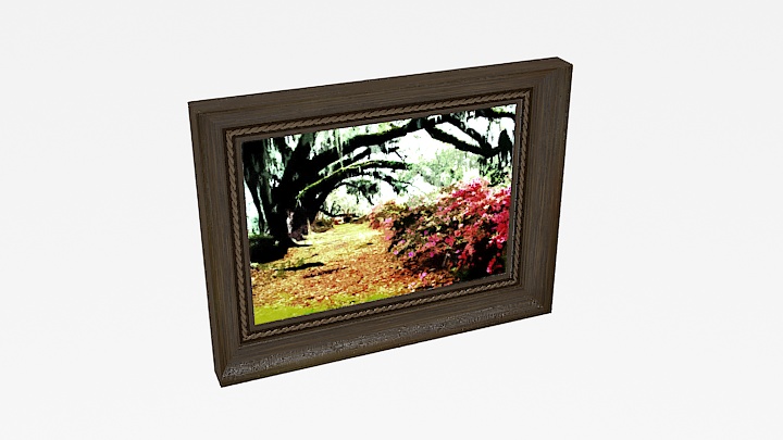 渲染模型_画框挂画028