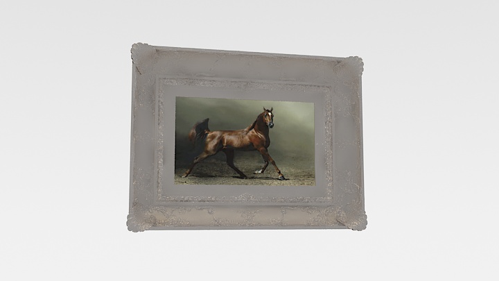 渲染模型_画框挂画059