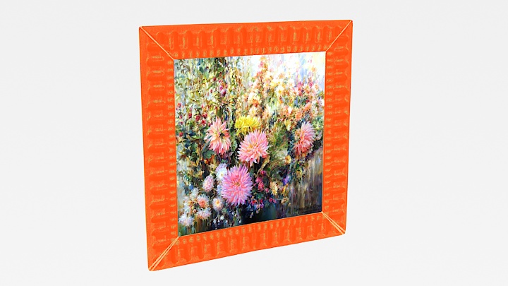 渲染模型_画框挂画078