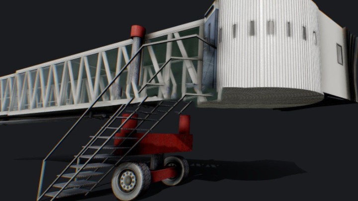 渲染模型_登机口001