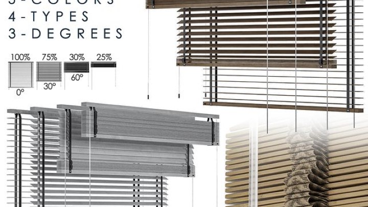 渲染模型_百叶窗008