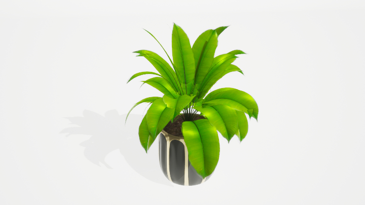 渲染模型_盆栽绿植220