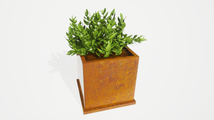 渲染模型_盆栽绿植313