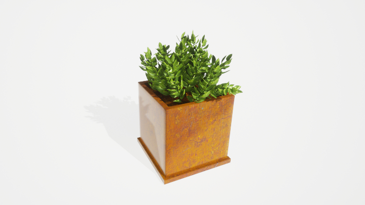 渲染模型_盆栽绿植321