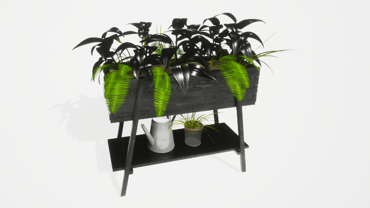 渲染模型_盆栽绿植354