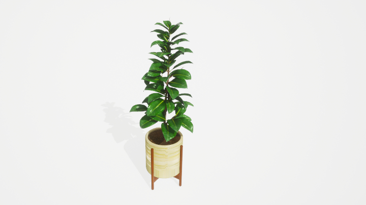 渲染模型_盆栽绿植369