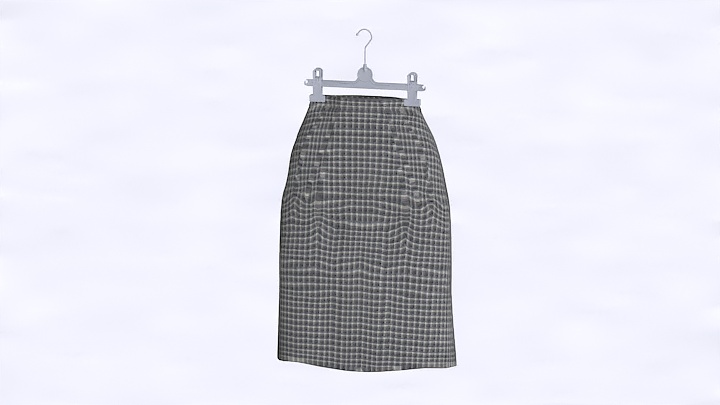 渲染模型_短裙005