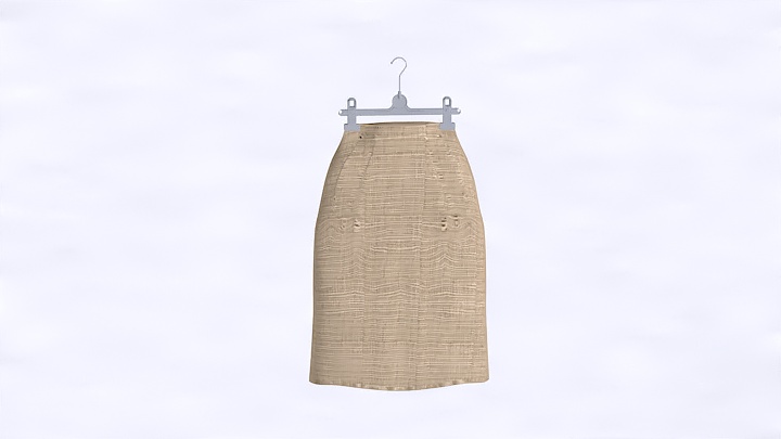 渲染模型_短裙014