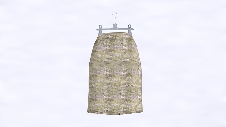 渲染模型_短裙017