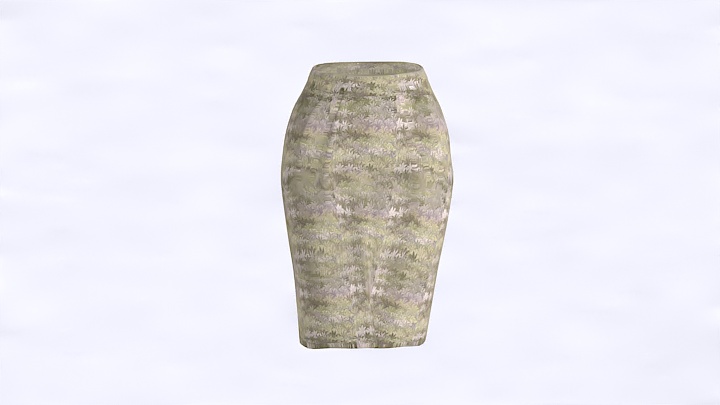 渲染模型_短裙018