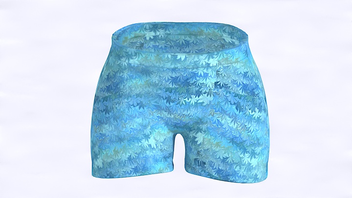 渲染模型_短裤030