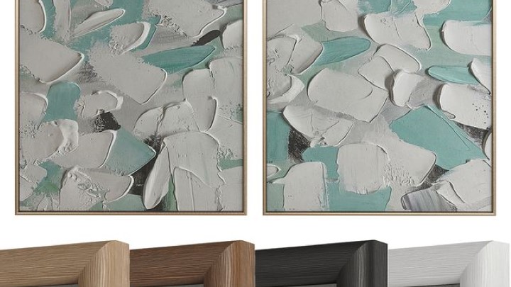 渲染模型_石材挂画007