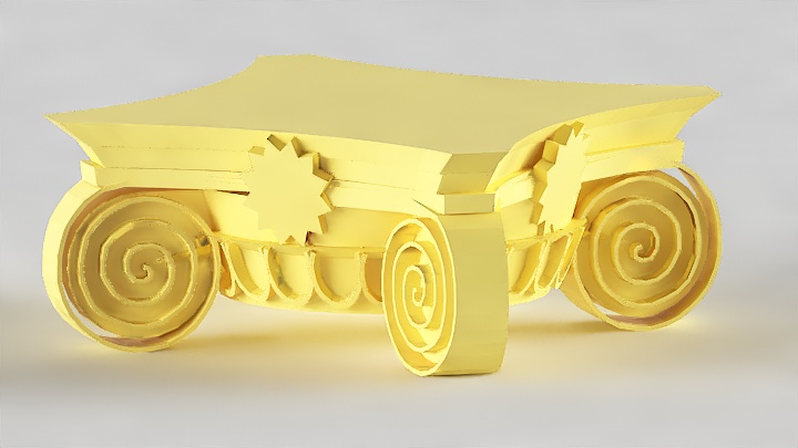 渲染模型_石膏装饰边角线006