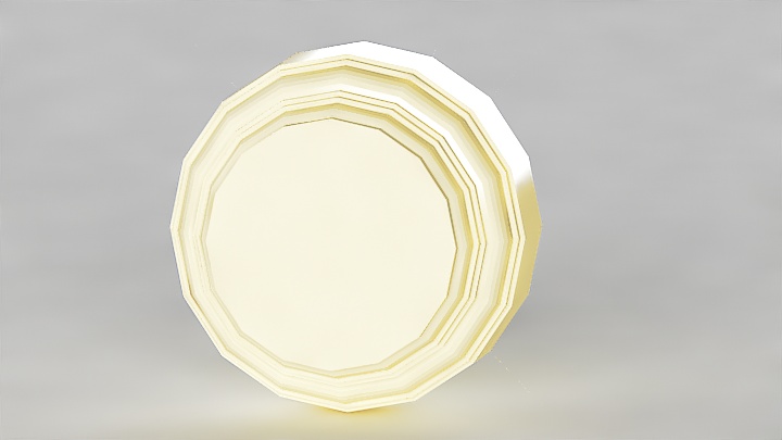 渲染模型_石膏装饰边角线010