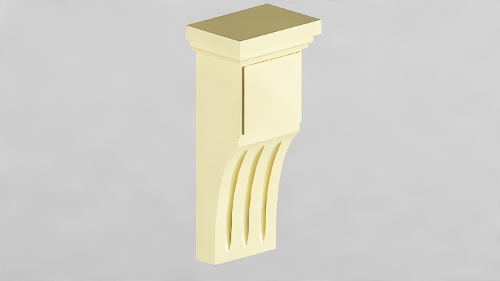 渲染模型_石膏装饰边角线033