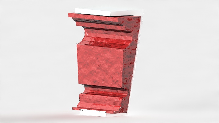 渲染模型_石膏装饰边角线046