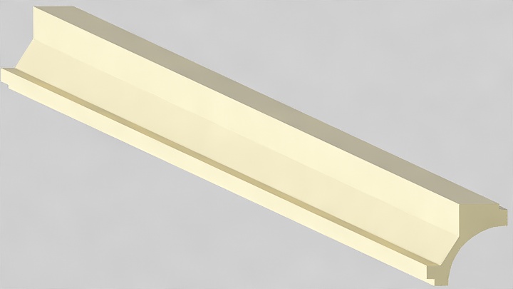 渲染模型_石膏边角线005