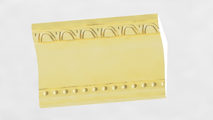 渲染模型_石膏边角线014