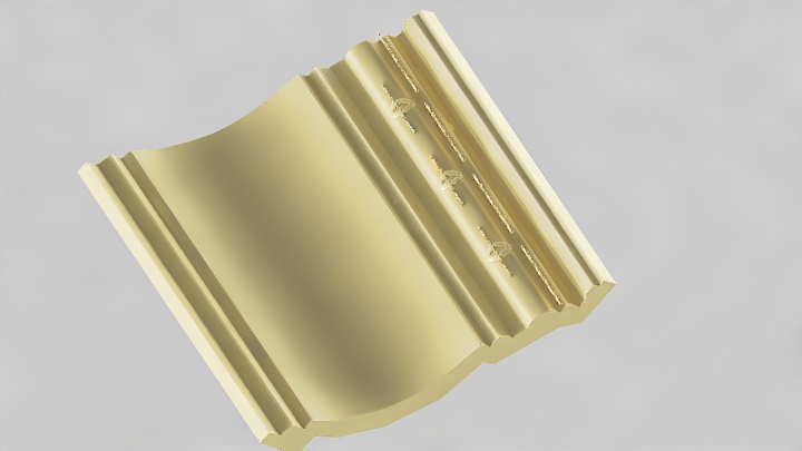 渲染模型_石膏边角线028