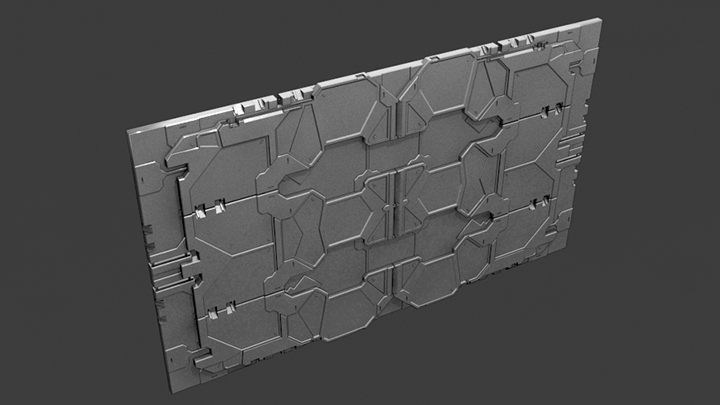 渲染模型_科幻机舱部件039