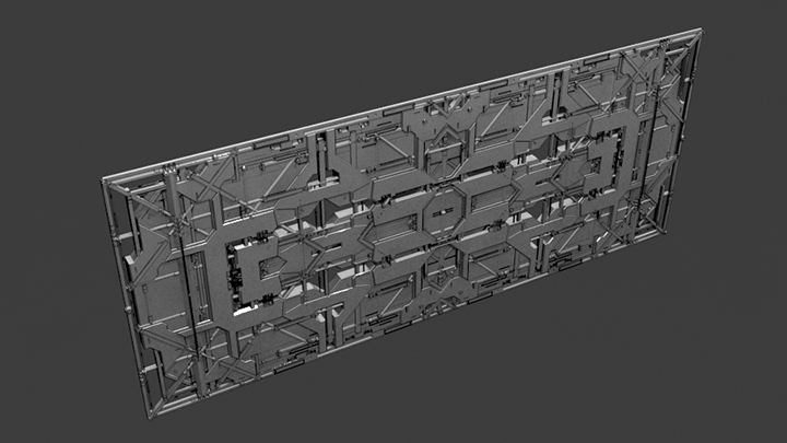 渲染模型_科幻机舱部件063