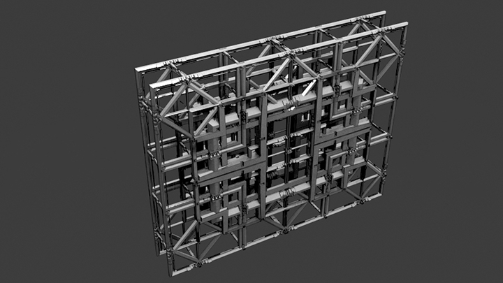 渲染模型_科幻机舱部件069