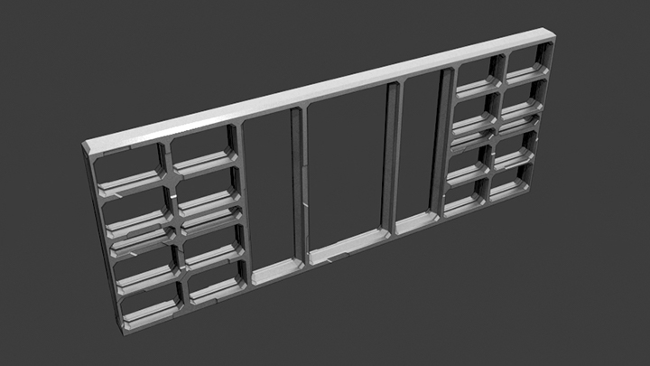 渲染模型_科幻机舱部件075