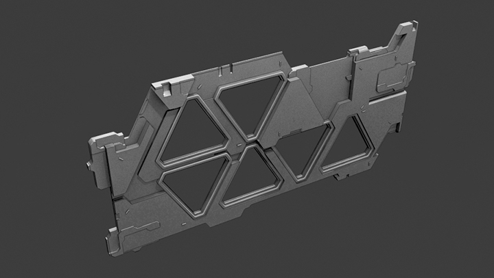 渲染模型_科幻机舱部件081