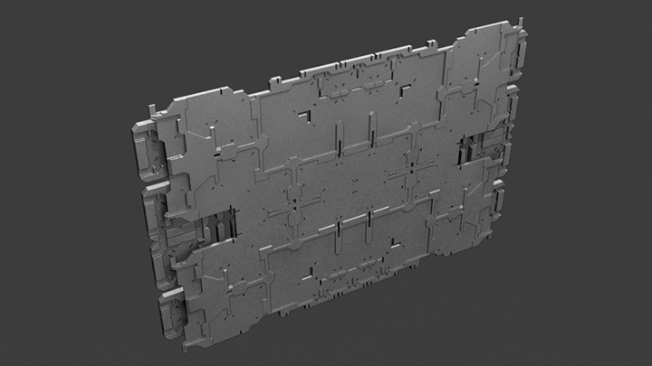 渲染模型_科幻机舱部件087