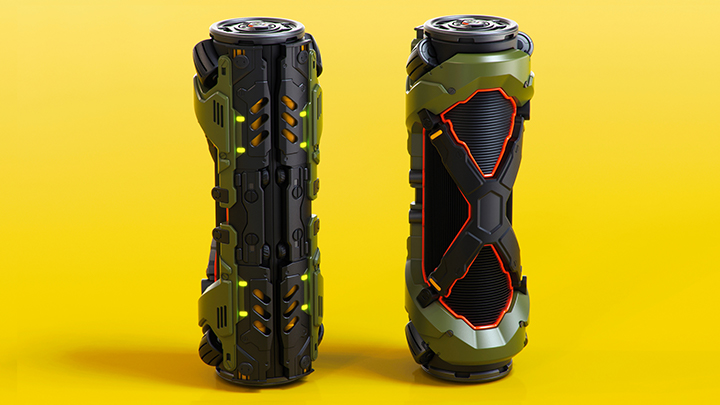 渲染模型_科幻电池002